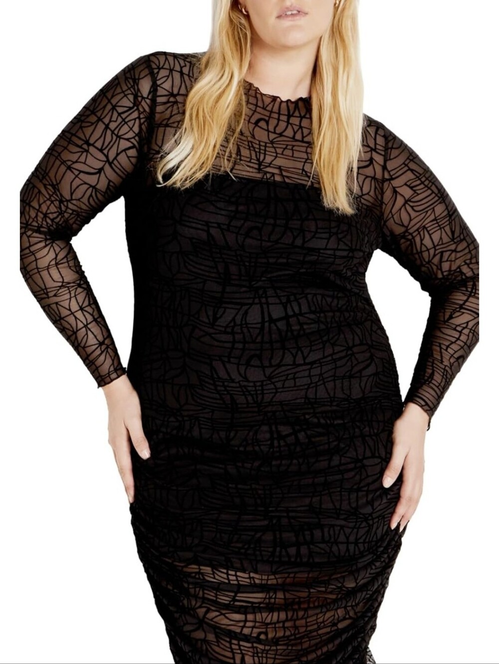 City Chic Women's Dress - Swirl Frankie Size 20